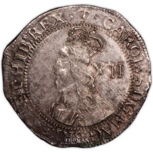 Monnaie - Grande-Bretagne Charles I Shilling - Trésor de Messing Hoard avers