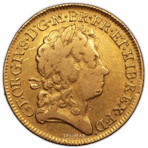 Coin - Great-Britain George I Gold Guinea 1716 - Thomas H law collection obverse