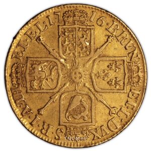Coin - Great-Britain George I Gold Guinea 1716 - Thomas H law collection reverse