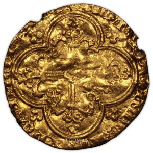 Gold franc a cheval de Jean II le bon reverse