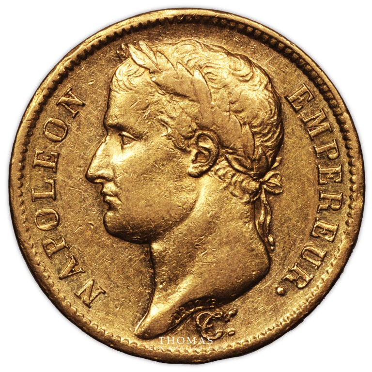 Napoleon I - 40 frans or 1810 K avers