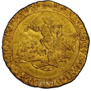gold cavalier or francois II obverse