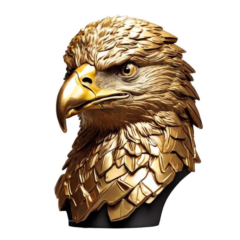 bust of American eagle gold