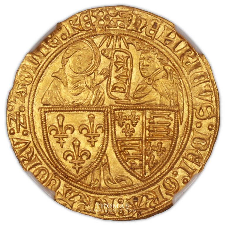 Henry VI Gold salut or obverse NGC MS 65