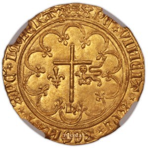 Henry VI salut or revers NGC MS 65