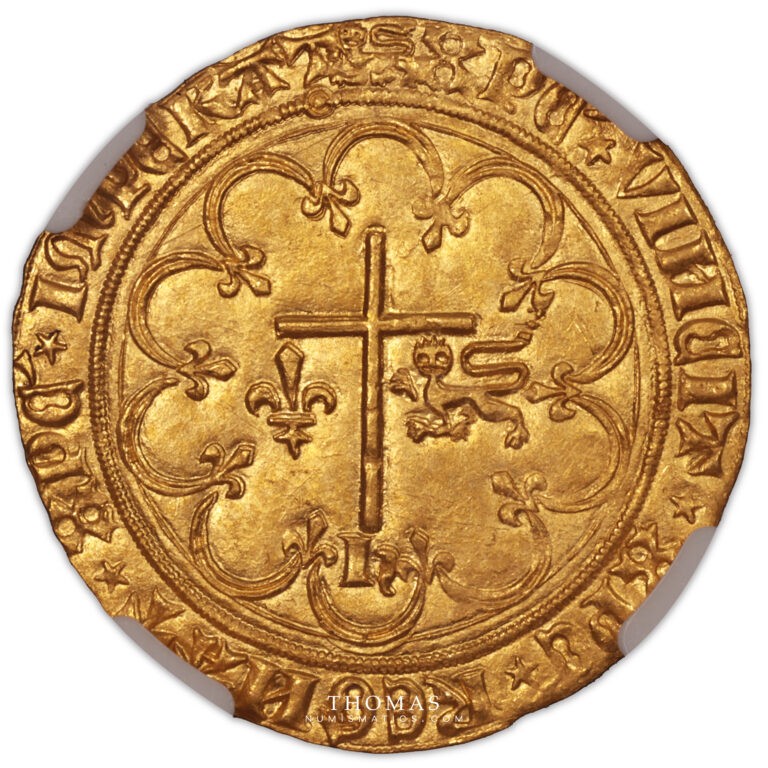 Henry VI salut or revers NGC MS 65