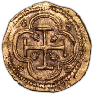 Philippe II 2 escudos or toledo revers trésor kempen