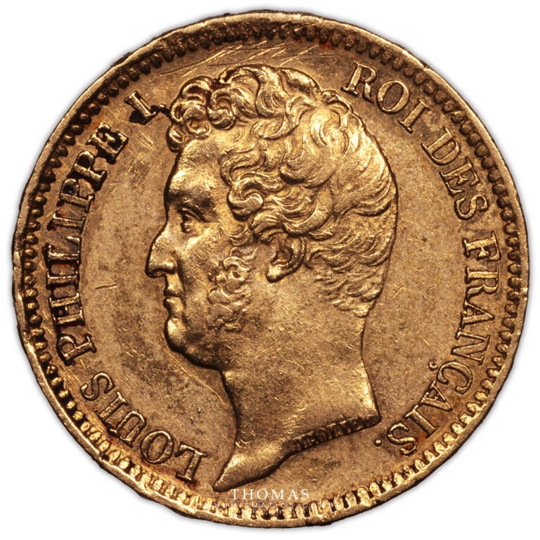 20 francs or Louis Philippe Ier 1831 T nantes avers