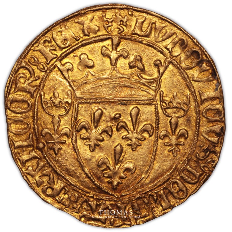 Louis XI - ecu dor a la couronne avers