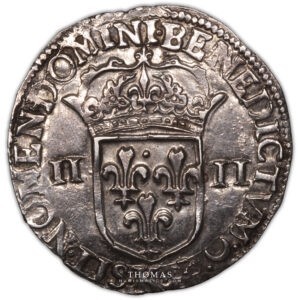Louis XIV - Quart d'écu - 1645 K Bordeaux avers