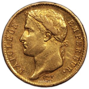 Napoleon I - 20 francs or 1808 U Turin - obverse