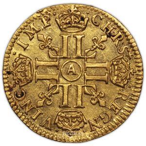 Gold - Louis XIII or - 1642 A Paris reverse