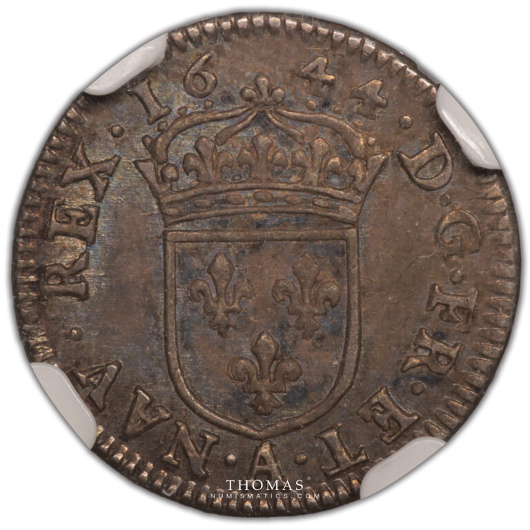 Louis XIV - 48 ième d'écu 1644 A - NGC MS 62 reverse