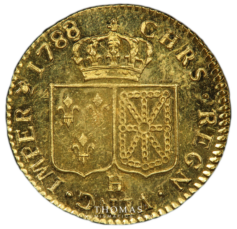 gold Louis xvi or PCGS MS 66 PL 1788 H NVA reverse