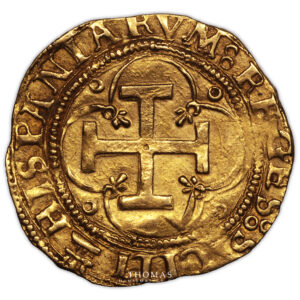 gold escudo Sevilla reverse