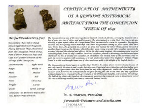 certificate concepcion 8 reales