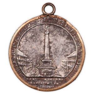 Palloy Medal - Louis XVI - La convention - à la gloire de la nation française - two iron planchets - suspension ring obverse
