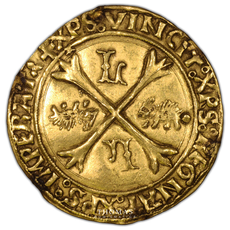 Coin – France Louis XII – Gold Écu d’or au porc-épic – Bayonne - reverse