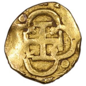 Coin - Espagne Felipe II - gold 2 Escudos - Kingdom of Spain -obverse