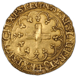 Coin - France François Ier - gold ecu d'or à la croisette - Bordeaux-Reverse