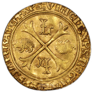 Coin - France Louis XII - Gold Écu d'or au porc-épic - Bayonne-reverse