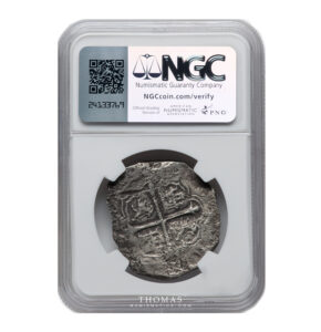 Phillip III Rill Cove 8 Reales ND (1598-1621) VF Details (Sea Salvaged) NGC revers