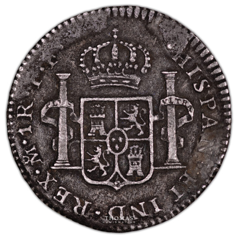 Custom case - 2 coins - Reales Mexico - Shipwreck Treasure - El Cazador