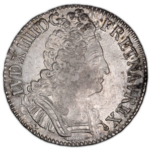 Coin - France Louis XIV - Écu aux 3 Couronnes - 1709 S Reims obverse