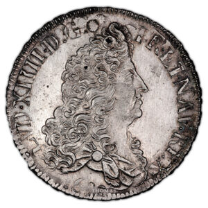 Coin - France Louis XIV - Écu aux 8 L - 1692 - 9 Rennes - obverse