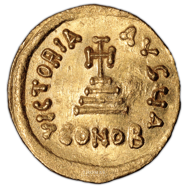 Coin Byzantine - Gold - Solidus  - Constant II - Constantinople - 654-659 - reverse