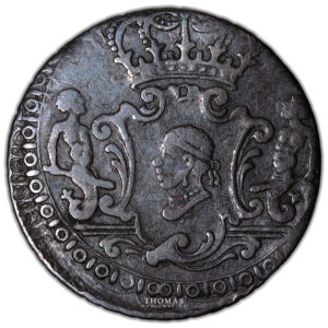 Monnaie Corse - 2 Soldi à la tête de Maure - 1764 Murato-Revers