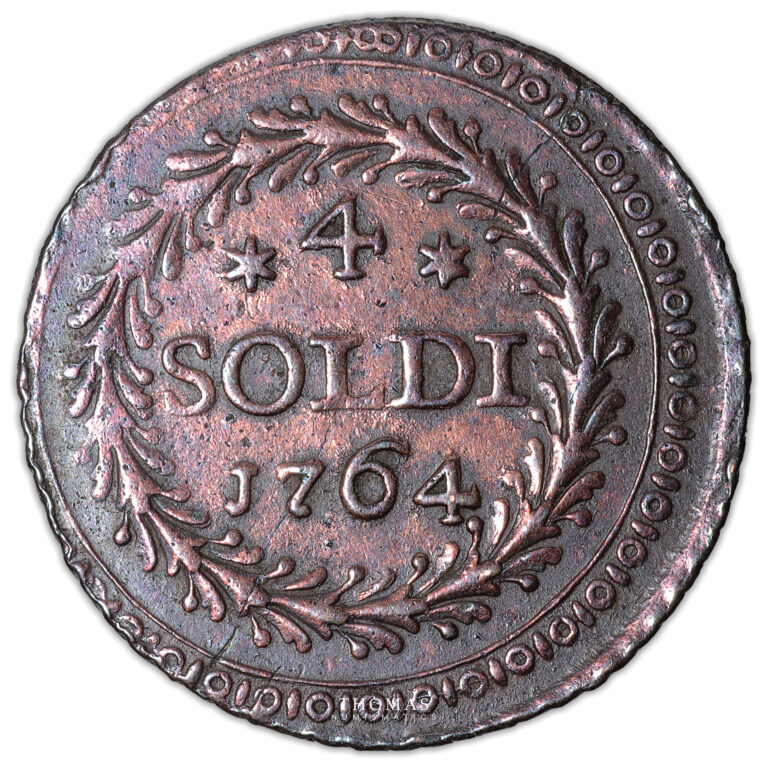 Coin Corsica - Pascal Paoli - 4 Soldi  - 1764 Murato obverse