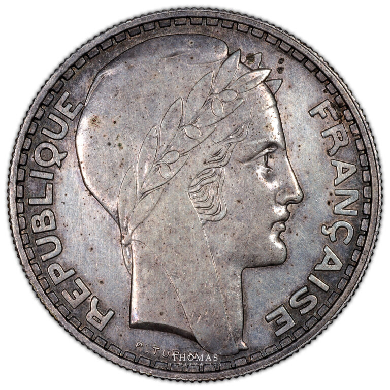 Monnaie - France 20 Francs Turin - 1929 Bronze Argentée-Revers