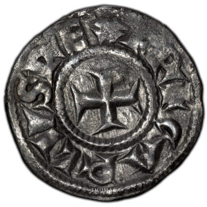 Coin - France Charlemagne - Denarius - Milan obverse