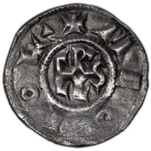 Coin - France Charlemagne - Denarius - Milan reverse