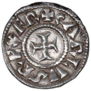 Coin - France Charlemagne - Denarius - Pavie obverse
