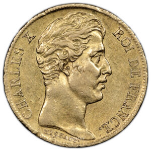 Coin France - Charles X - Gold - 20 Francs Or - 1826 A Paris obverse