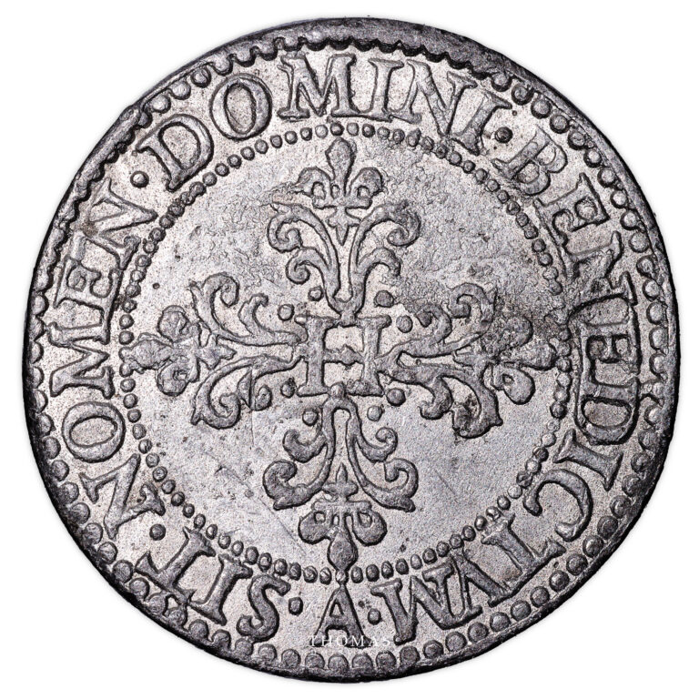 Monnaie - France Henri III - Piéfort 1577 - XIX - XX eme Siècle-Revers