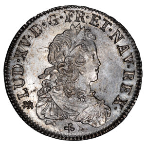 Coin - France Louis XV - Écu de France - 1721 T Nantes obverse