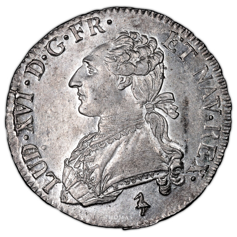 Monnaie - France Louis XVI - 1:2 Écu aux Branches d'Olivier - 1784 A Paris-Avers