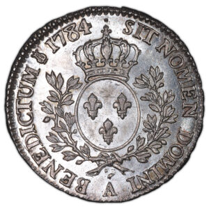 Monnaie - France Louis XVI - 1:2 Écu aux Branches d'Olivier - 1784 A Paris-Revers