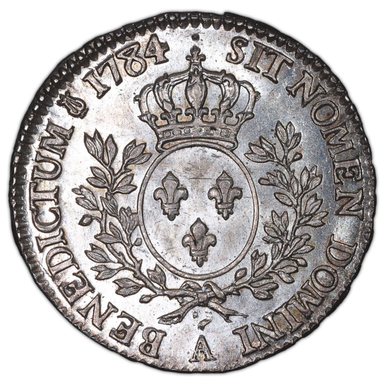 Coin - France Louis XVI - 1/2 Écu aux Branches d'Olivier - 1784 A Paris reverse