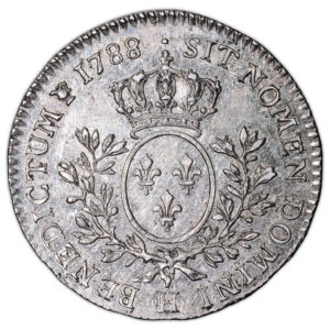 Monnaie - France Louis XVI - 1:5 Écu aux Branches d'Olivier - 1788 H La Rochelle-Revers