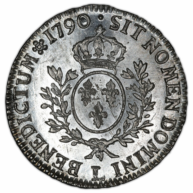 monnaie-france-louis-xvi-ecu-aux-branches-dolivier-1790 L Bayonne-revers-scaled