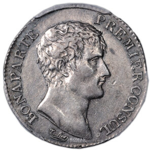 Monnaie - France Napoléon Ier - 1 Franc Argent - An 12 MA Marseille - PCGS AU 5-Revers