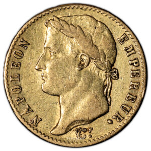 Coin France - Napoléon Ier - 20 Francs or - 1815 L Bayonne - Hundred Days obverse
