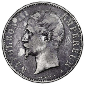 Monnaie - France Napoléon III - 5 Francs Argent - 1859 A Paris-Avers