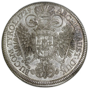 Coin Austria- Charles VI  - Taler - 1729 Hall reverse