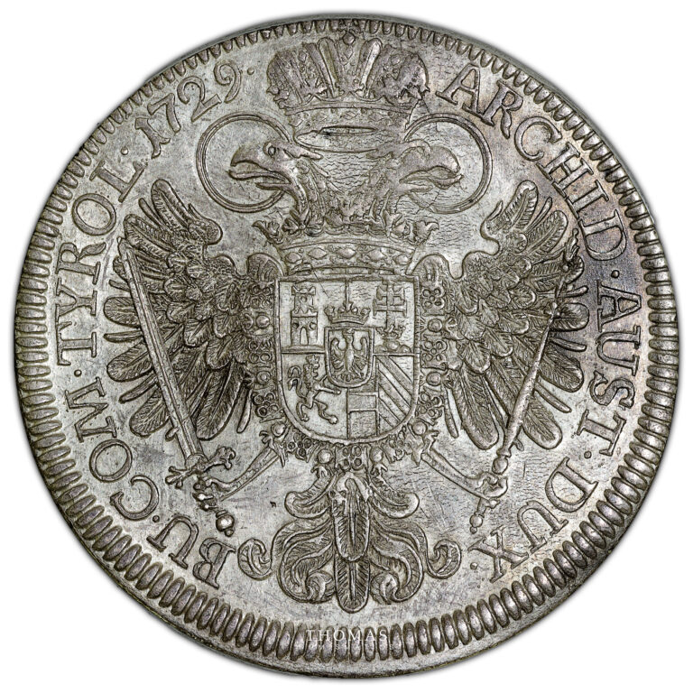 Monnaie Autriche - Thaler Argent - 1729 Hall-Revers