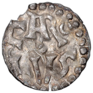 Monnaie Carolingien France - Charlemagne - Denier - Tours - Variante TVIRNS-Avers